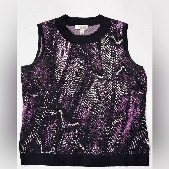 St John Sport geometric sleeveless tank top Size small - Picture 2 of 9